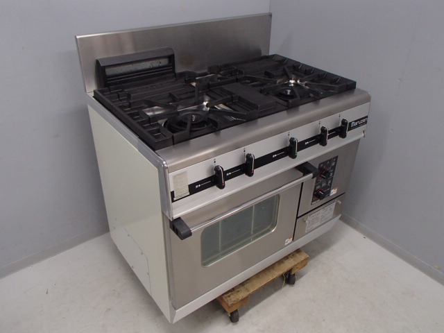 マルゼン MGRX-096C オーブン付ガステーブル '00年 - 中古厨房機器.net