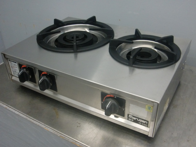 マルゼン ガステーブルコンロ 親子 M-212C - 熱調理器 - 中古厨房機器.net