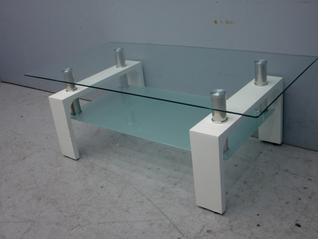 ソファーテーブル（天板ガラス）
