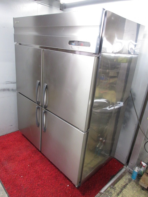 ホシザキ HF-150S3-ML 縦型冷凍庫（4枚扉） '03年 - 中古厨房機器.net