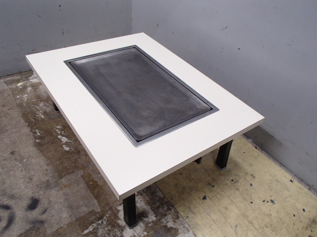 鉄板座卓テーブル（折りたたみ式）