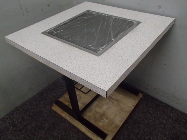 鉄板テーブル（磨き鉄板）