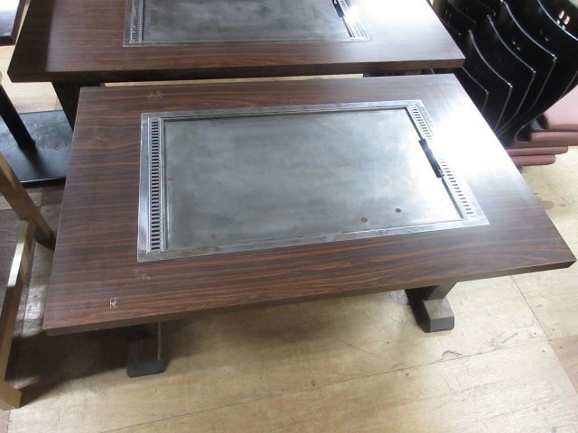 鉄板テーブル