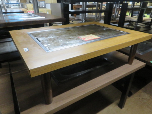 鉄板座卓テーブル